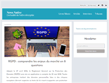 Tablet Screenshot of newsnative.com